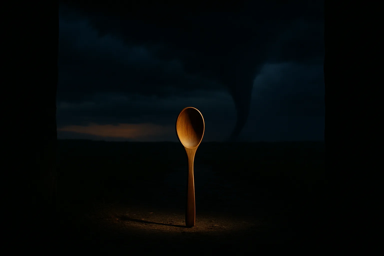 Lone Wooden Spoon