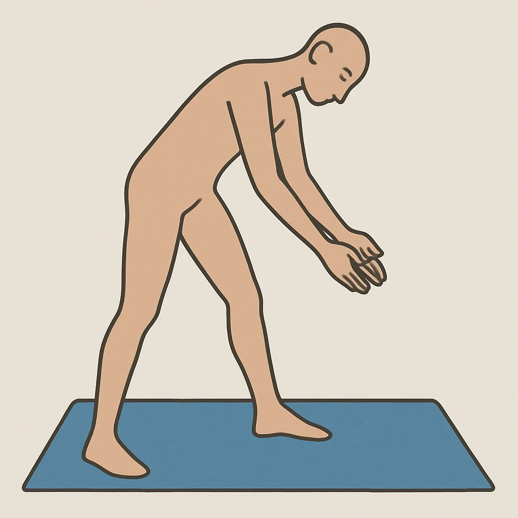 Portrayal of a Human Standing in a Stable Posture