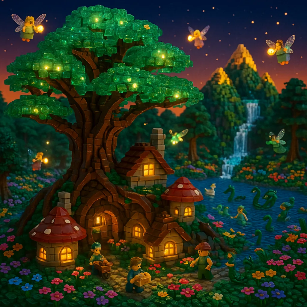 Conjure an Intricate and Captivating LEGO Scene