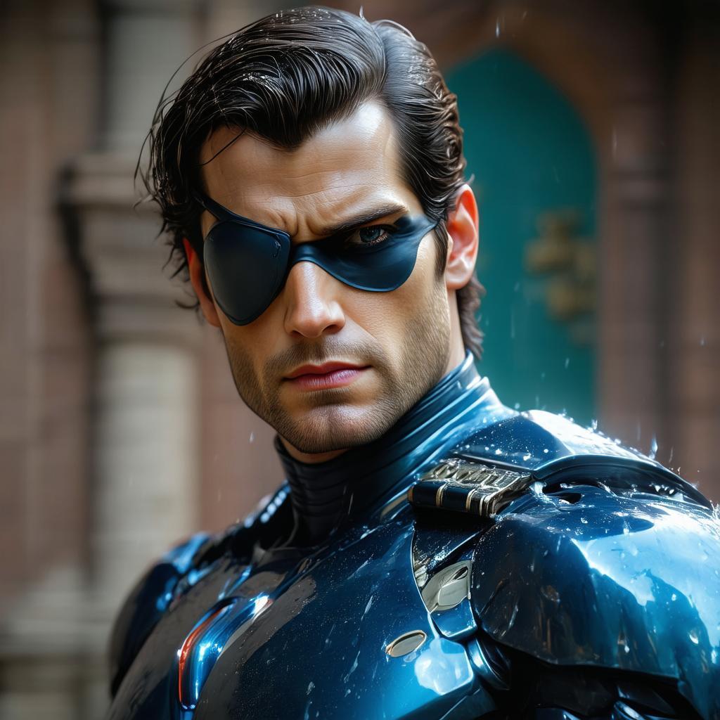 Henry Cavill as Solid Snake in 3D
