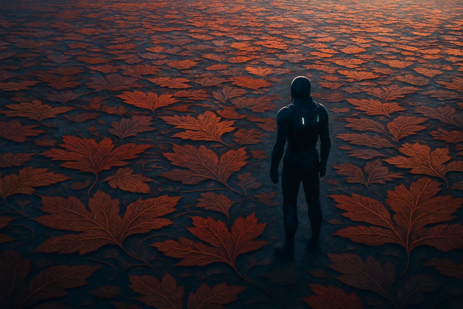 Solitary Distant Figure