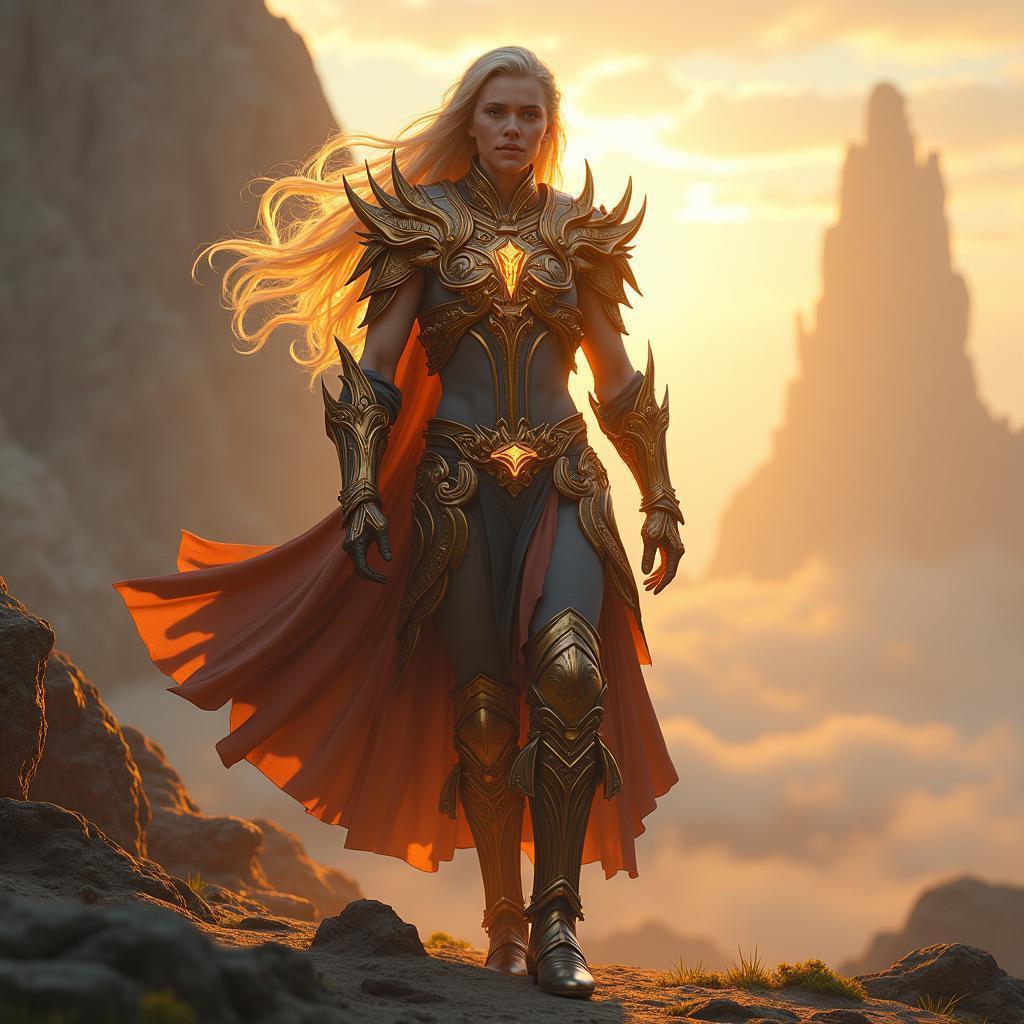 Horizon Walker Glowing in Elden Ring Style