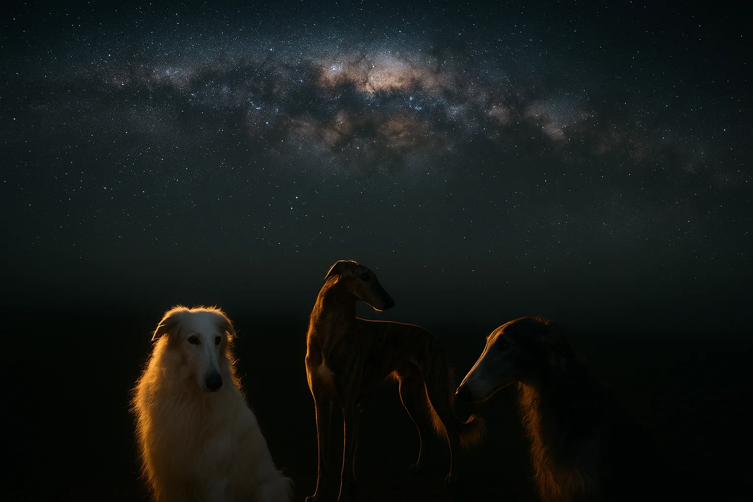 Beneath the Clear Arch of the Milky Way Galaxy