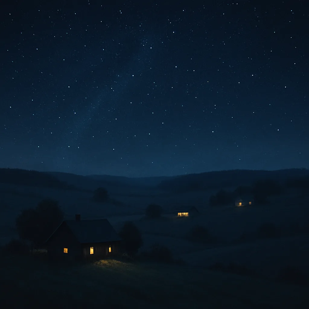 Few Isolated Farmhouses