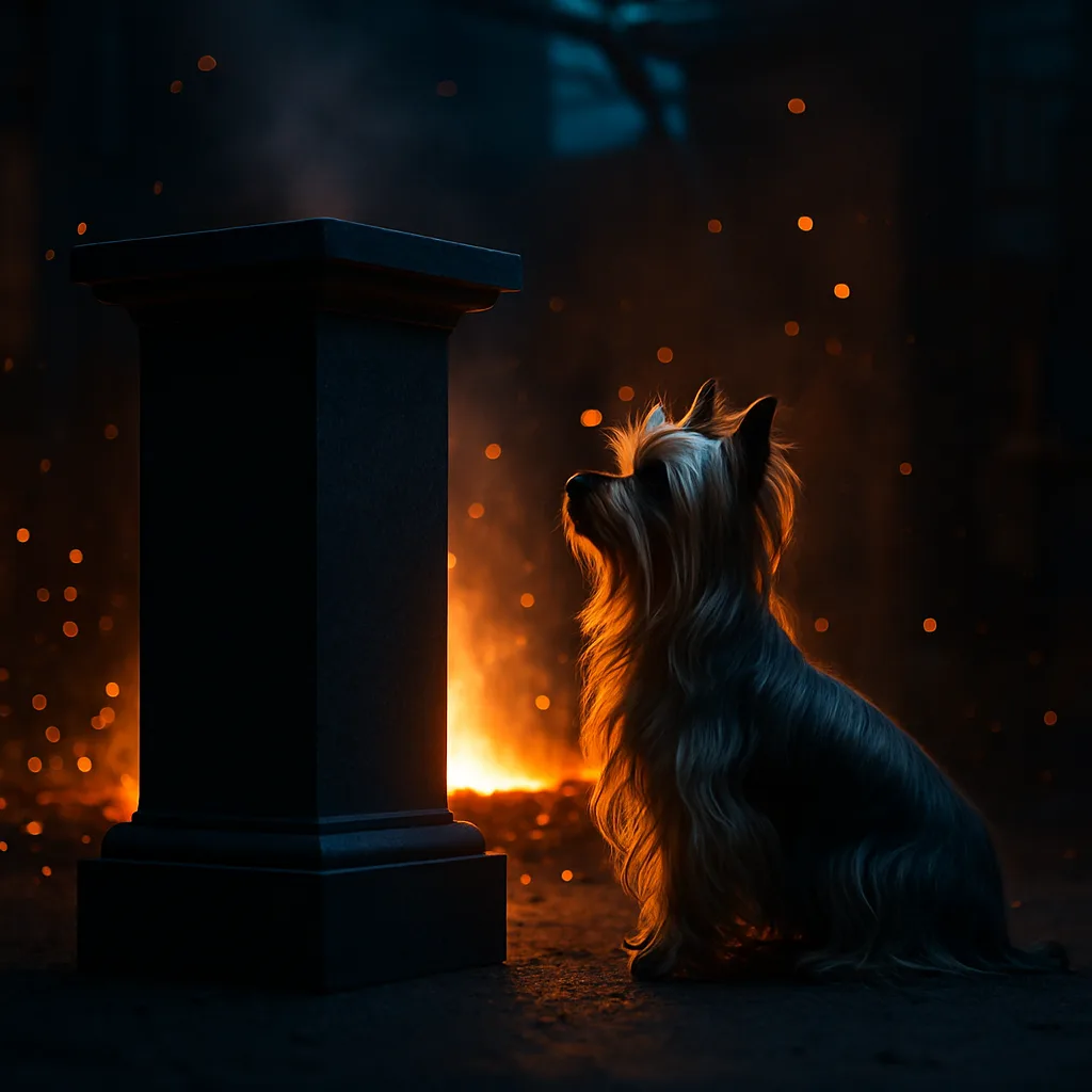 Amidst the Fiery Glow and Sparks