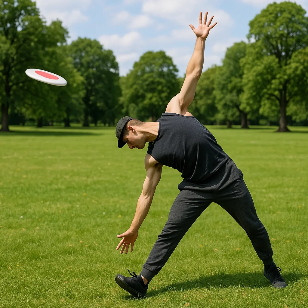 Person Performs a One-handed Handstand in a Park