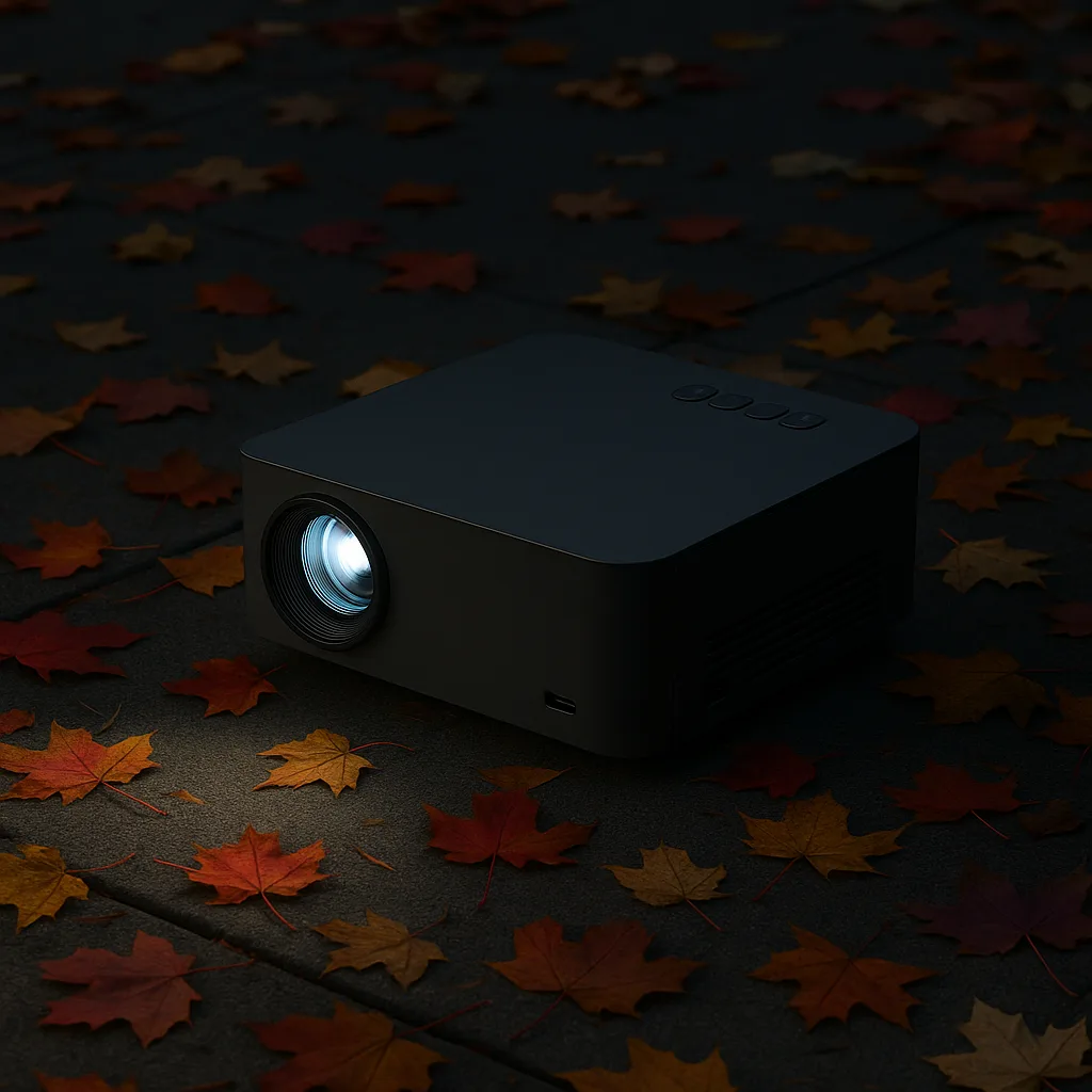 Amidst Autumnal Sidewalks Covered in Colorful Fallen Leaves