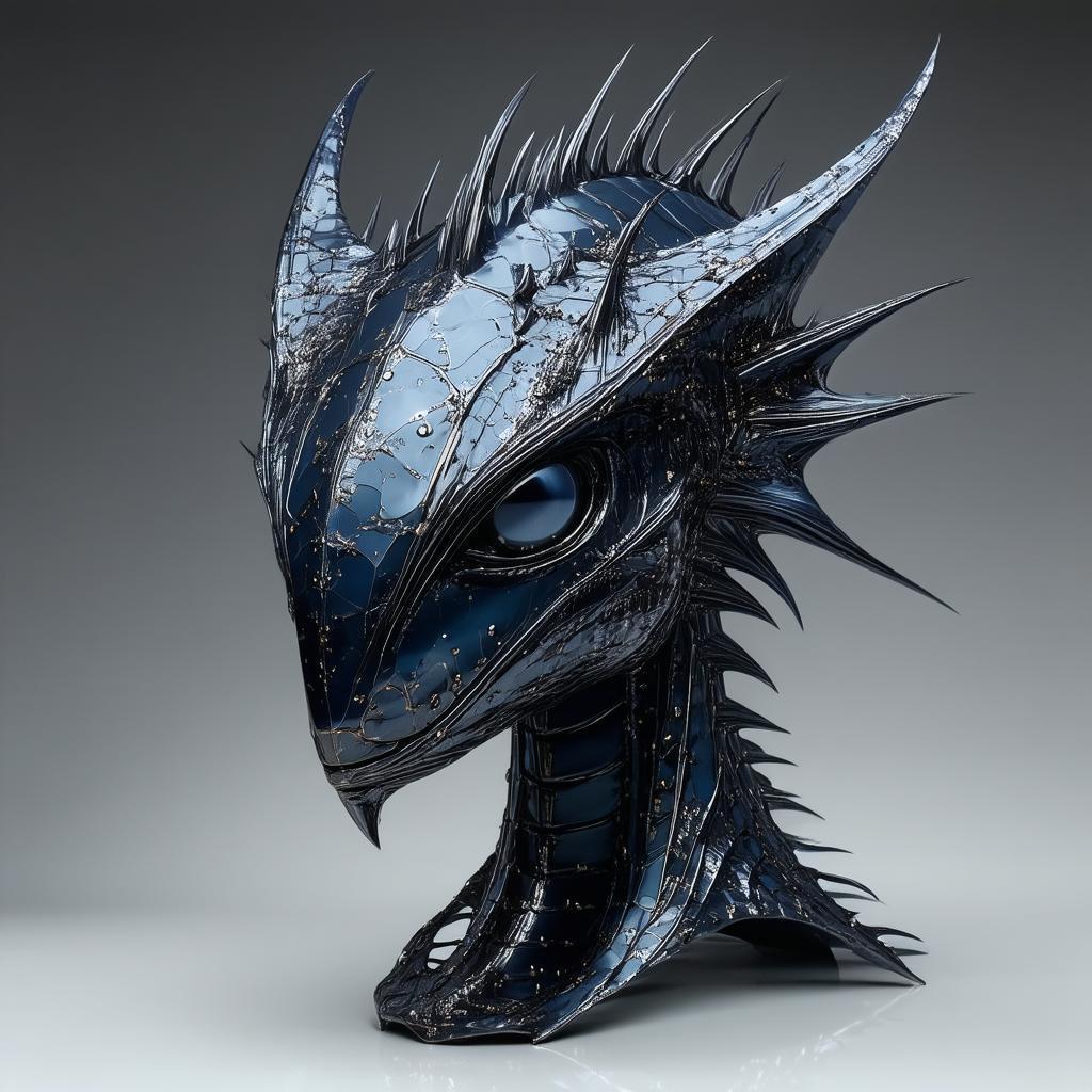 Anthropomorphic Pentacontagon Headed Iron Viperfish Monster