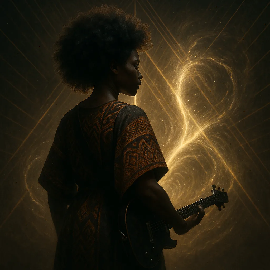 Female Musician Performer Exudes a Legendary Aura