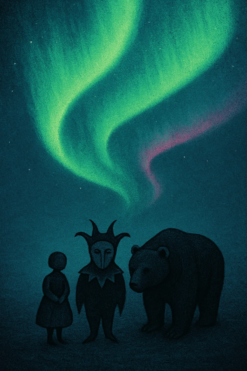 Vibrant Aurora Borealis or Australis