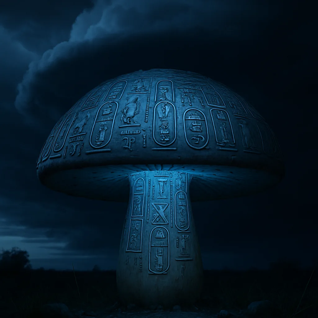Agaric Adorned with Hieroglyphs and Cartouches