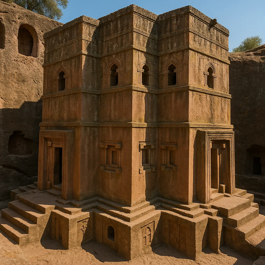 Temples Chiseled from Stone in Lalibela