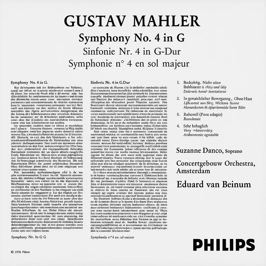 Back Cover of a Philips Record
