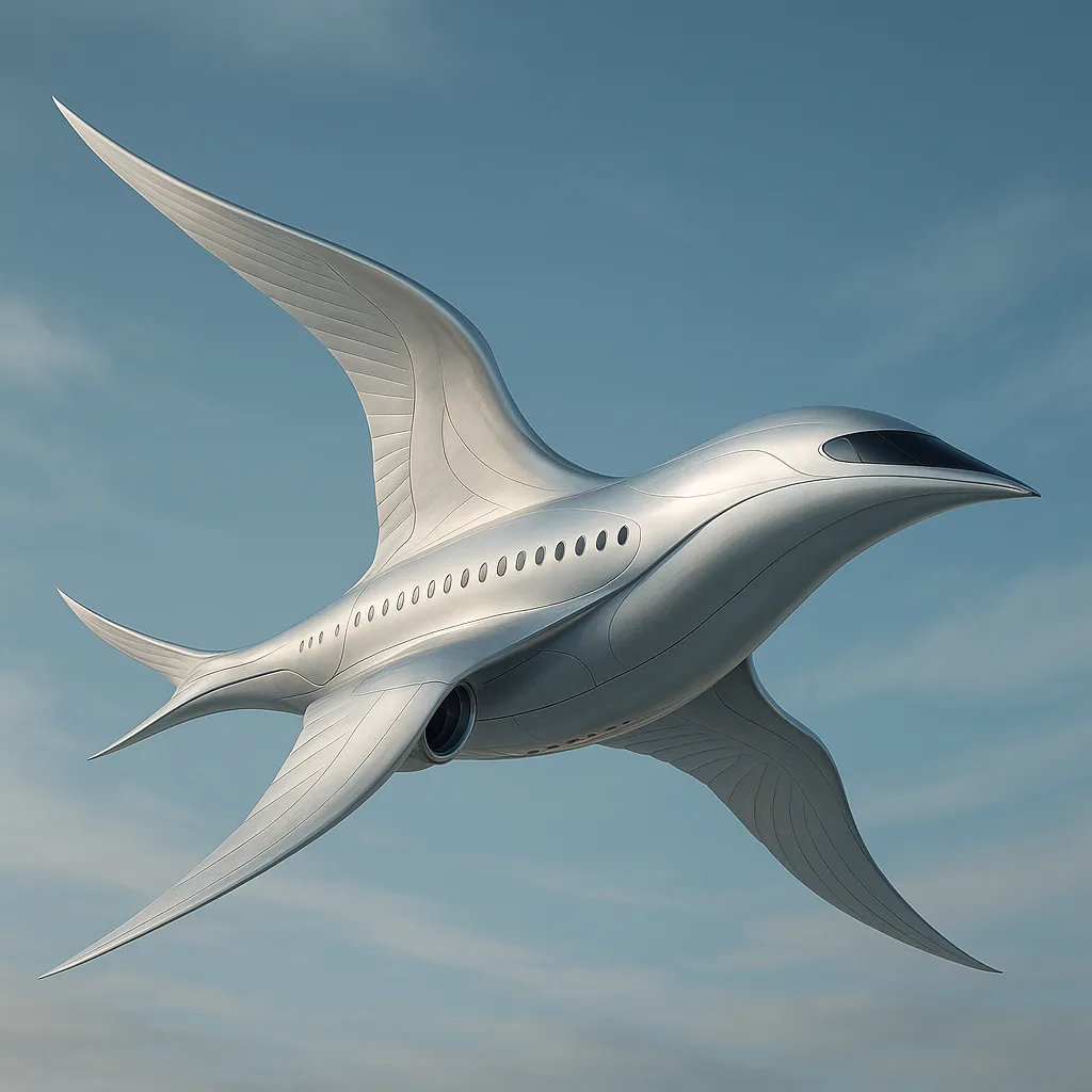 Cutting-edge Aircraft Inspired by the Elegant Shapes of Birds