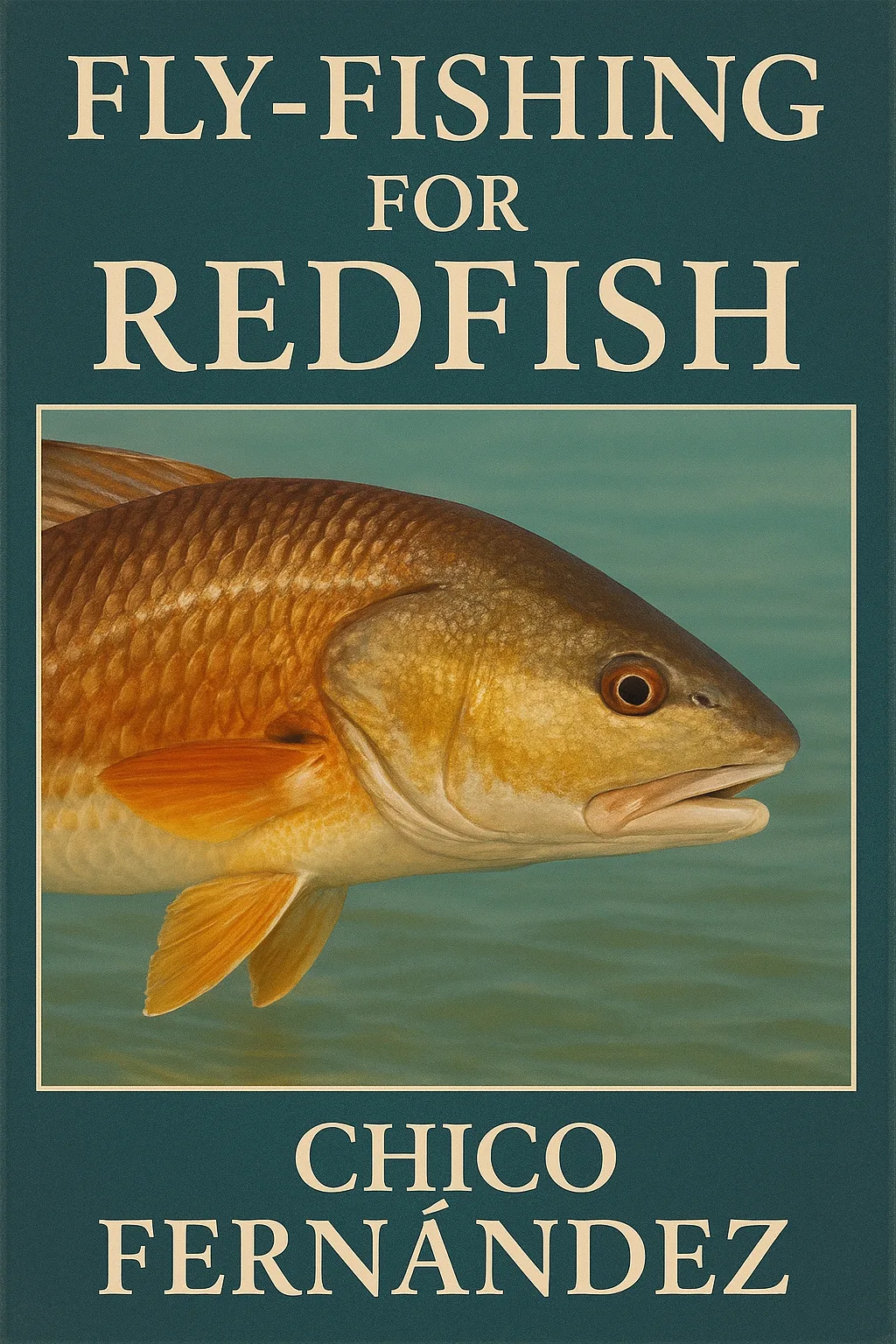 Book Cover Featuring a Photo of a Redfish