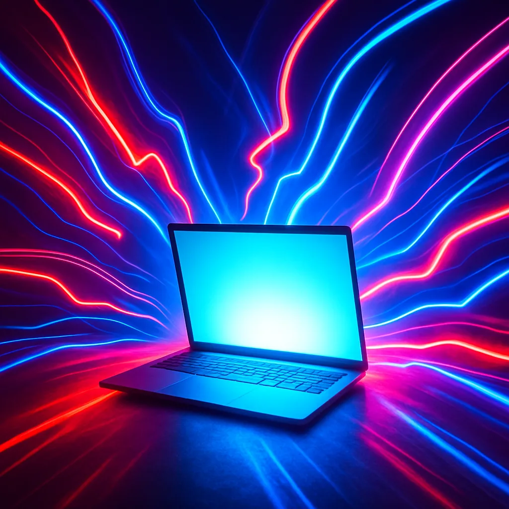 Depict an Electrifying Nighttime