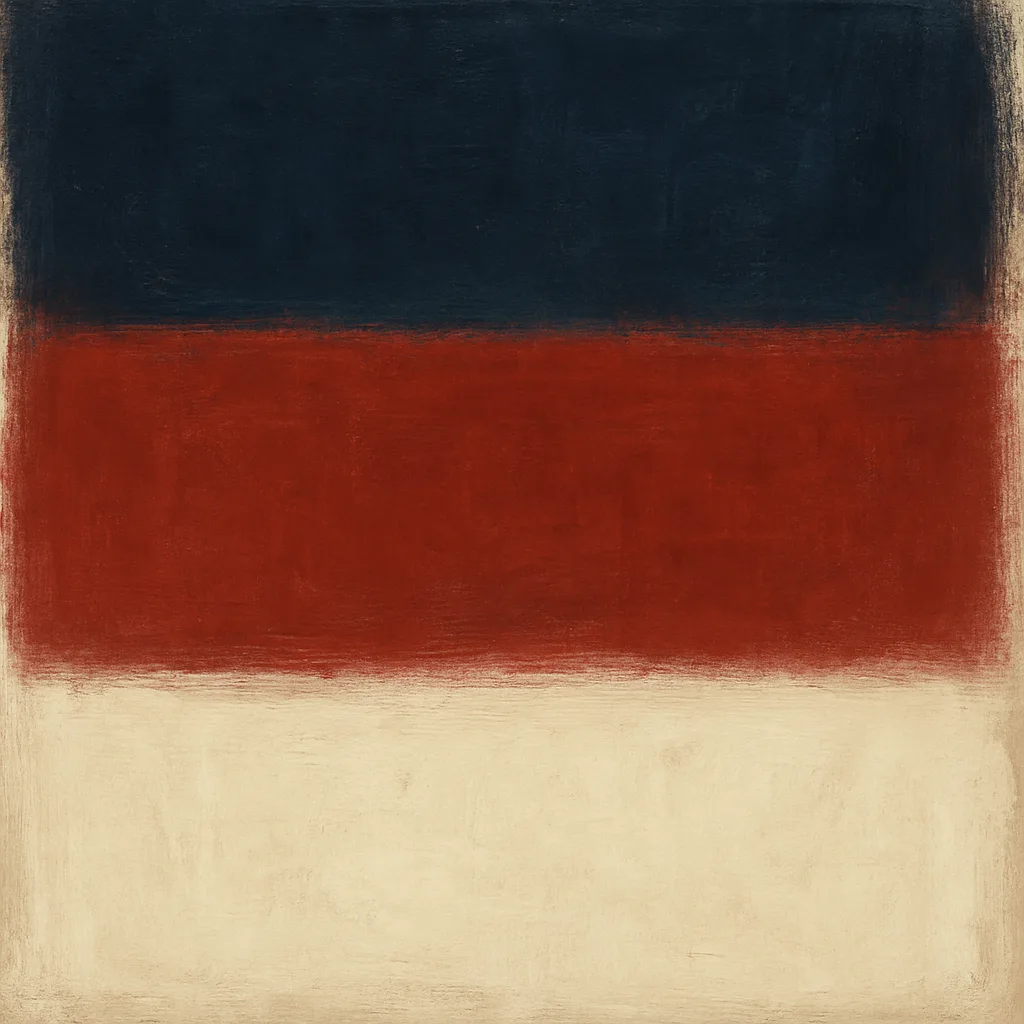 Abstract Artwork Featuring Three Rectangles