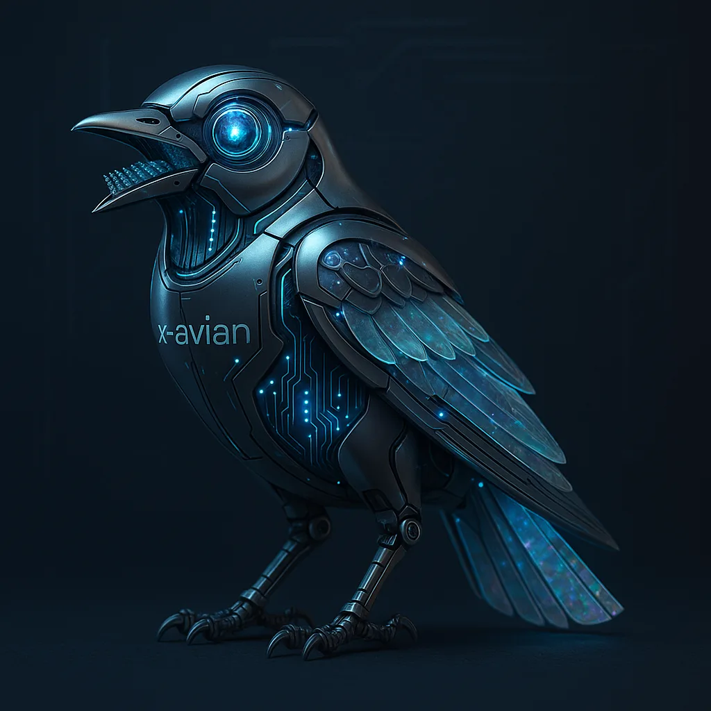 Robotic Bird with a Futuristic Design
