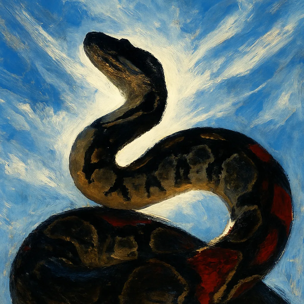 With a Spontaneous and Energetic Application of Paint