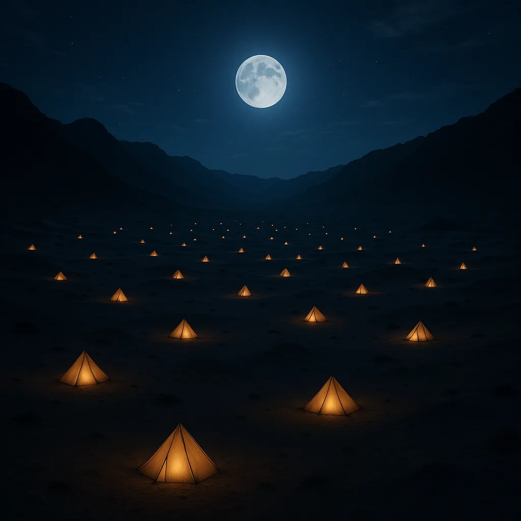Numerous Tiny Tents