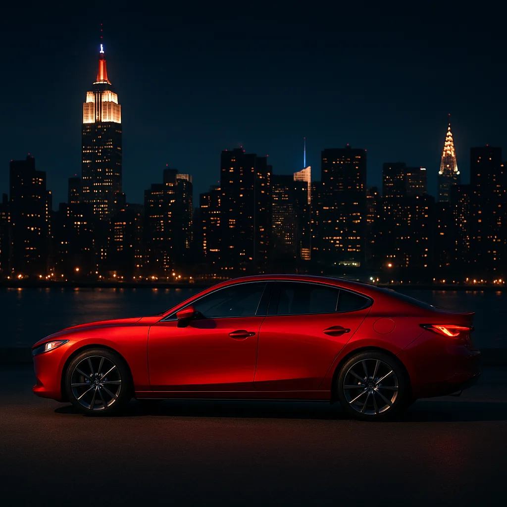 Stylish Red Automobile