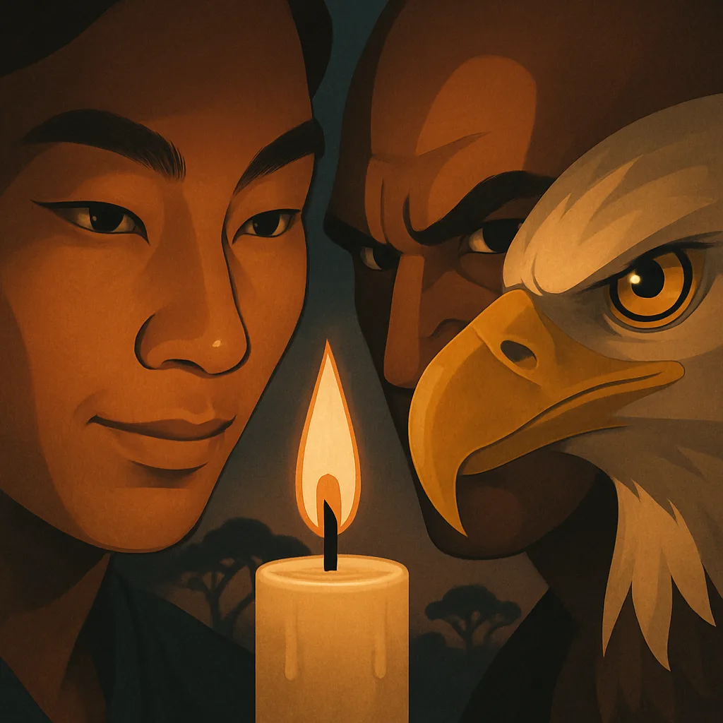 Flickering Flame from a Single Central