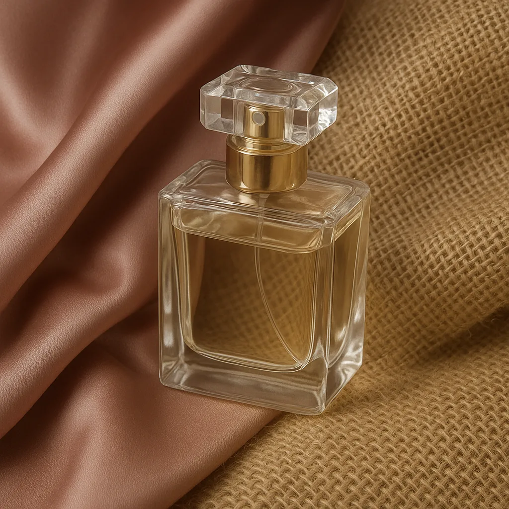 Gentle Aroma of the Perfume Lingered on the Sleek Satin