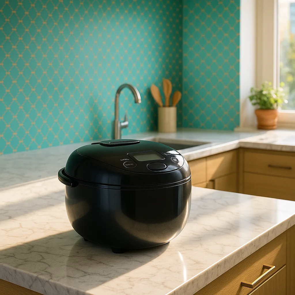 Modern Kitchen Showcases a Polished Marble Countertop