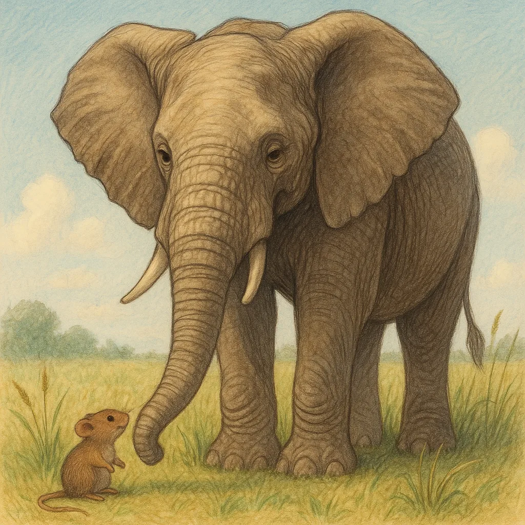 Unlikely Bond Developed Between a Diminutive Field Mouse