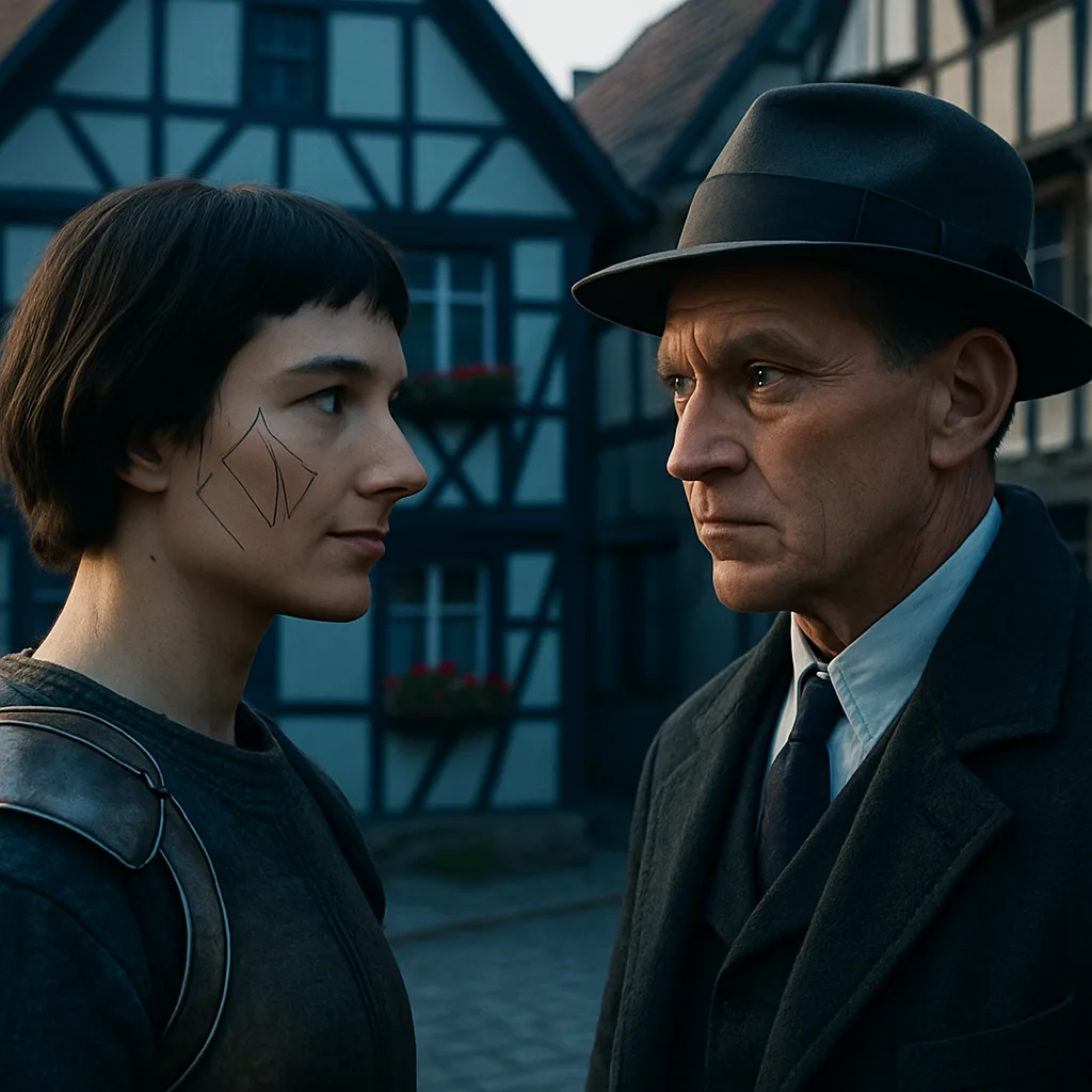 Young Adult with a Historical Revolutionary Figure