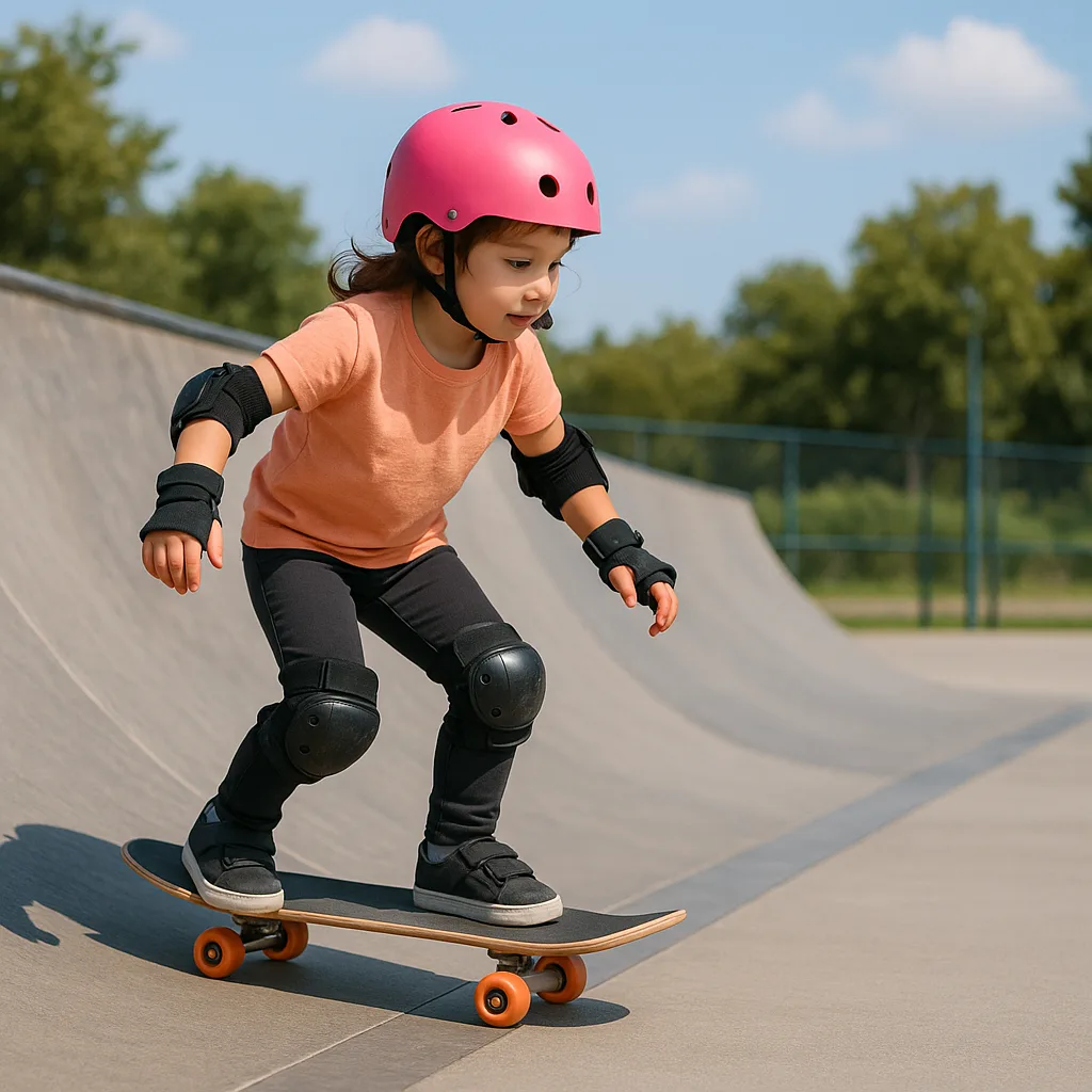 Child Wearing Protective Gear
