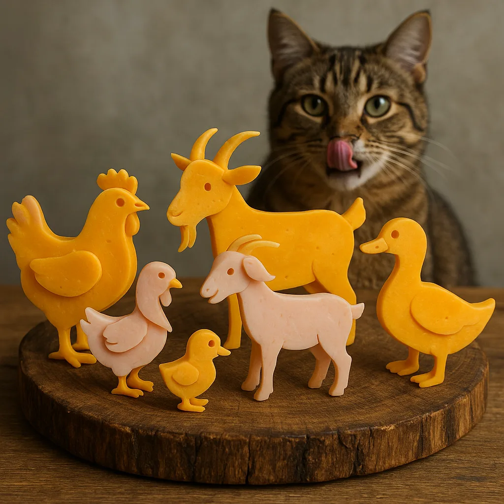 On a Rustic Wooden Platter