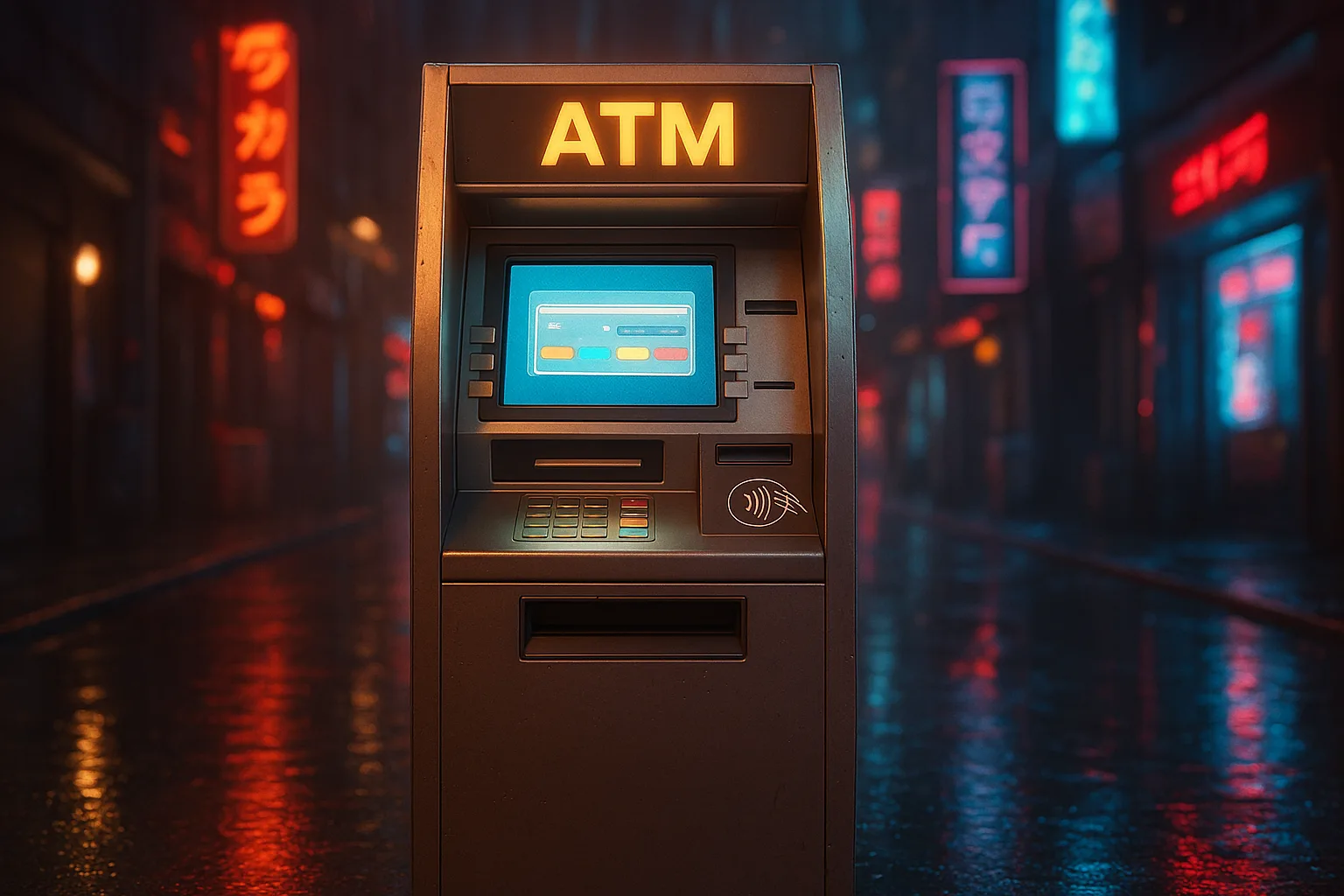 Solitary Cash Machine