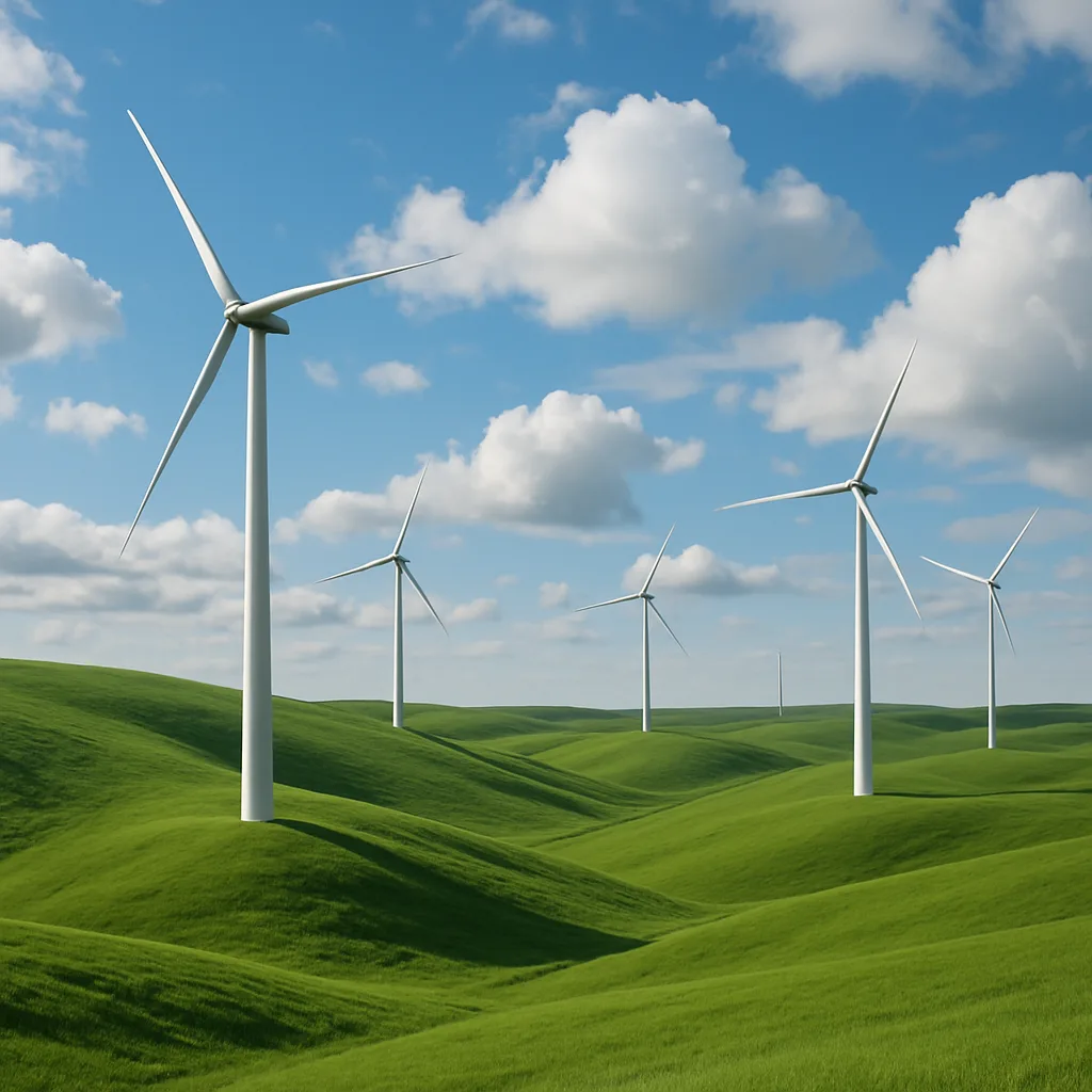Several Wind Turbines