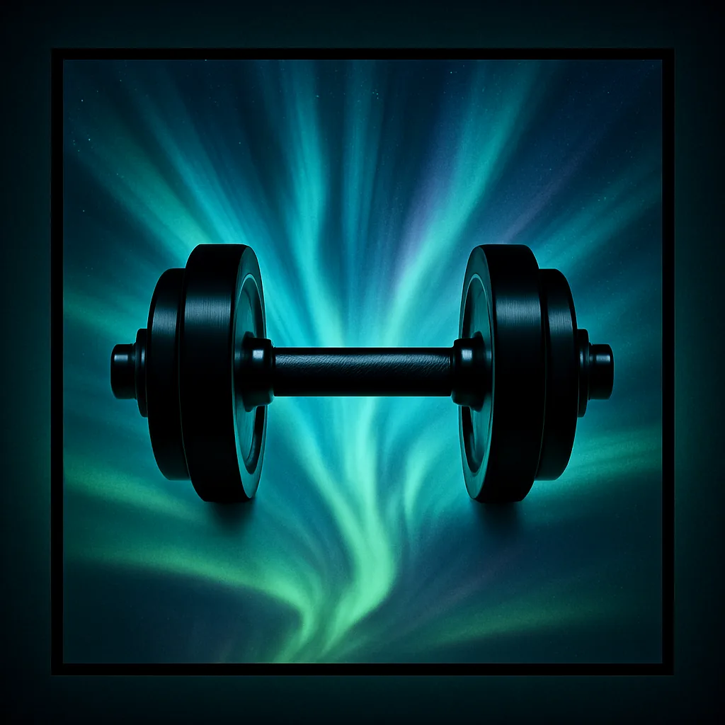 Modern Metallic Dumbbell