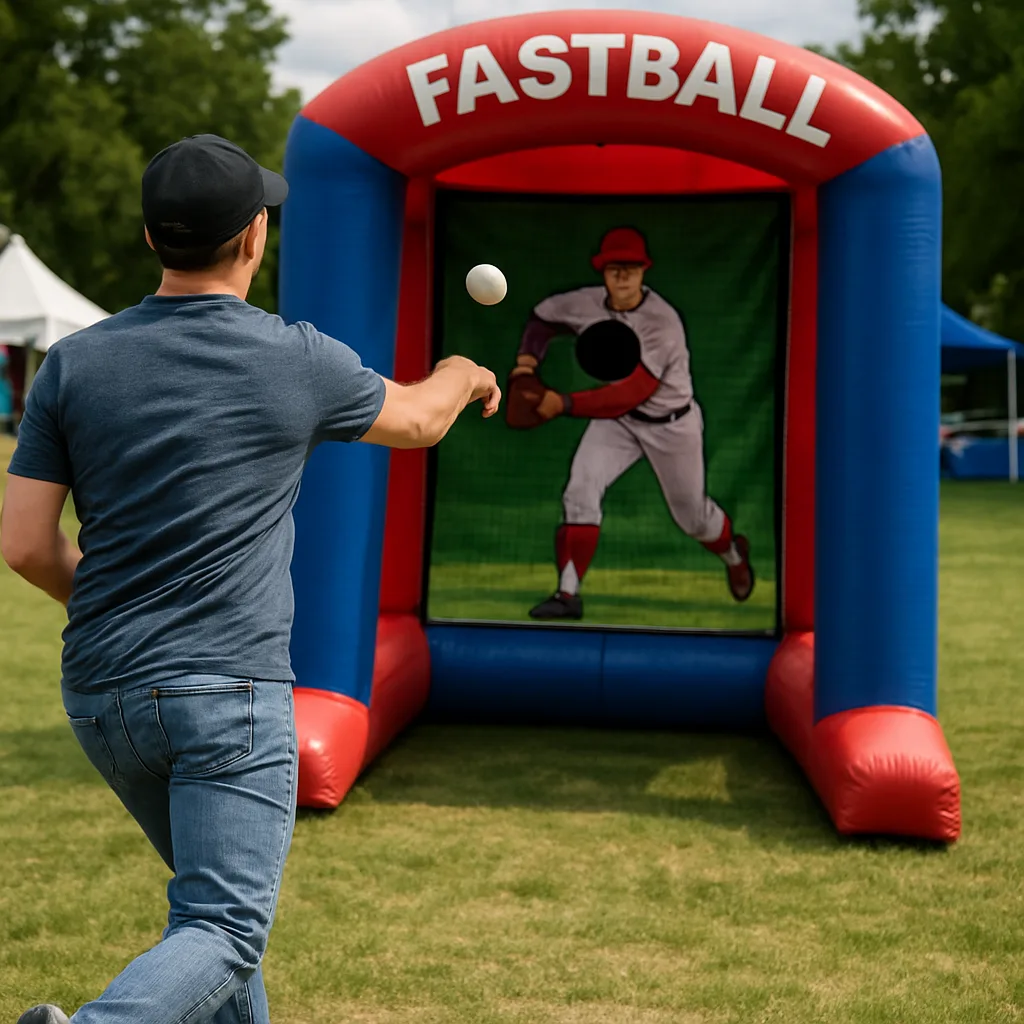 Man Throws a Baseball