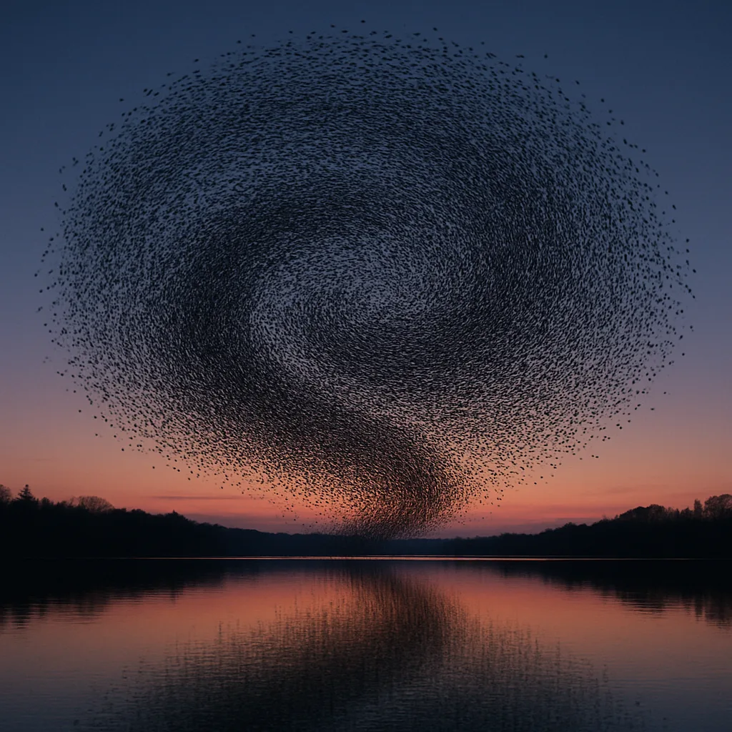 Thousands of Distant Birds Form a Massive