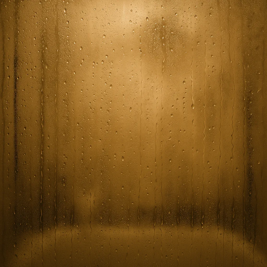 Foggy Bathroom Mirror Covered with Mist