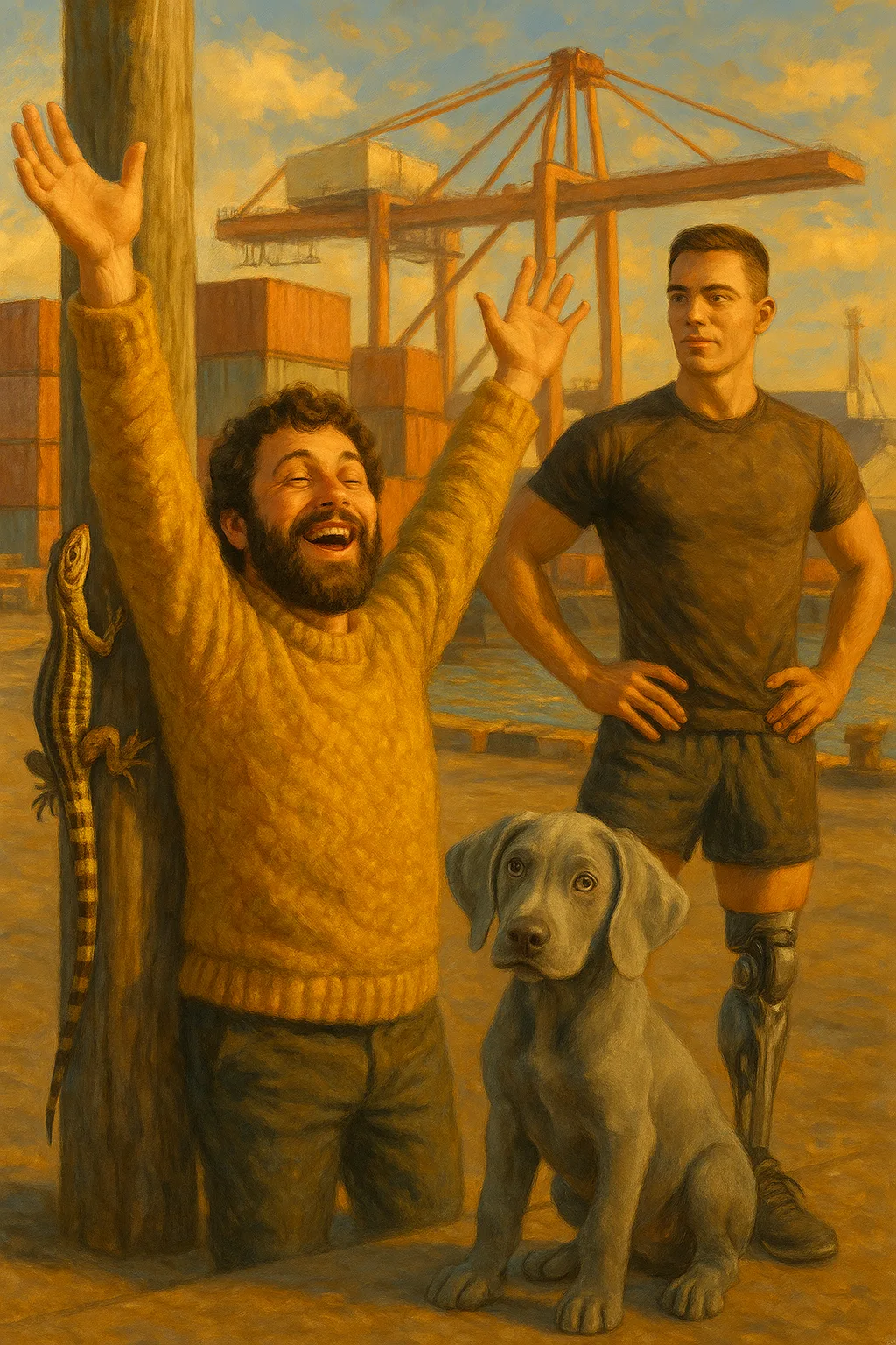 Joyful Lover in Textured Wool