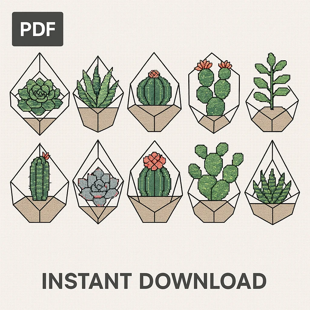 Downloadable PDF Cross Stitch Pattern