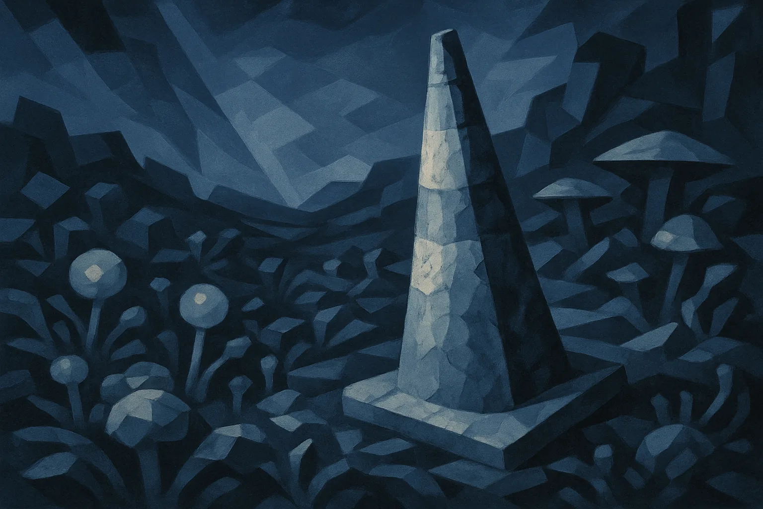 Upon a Terrain Covered in Pulsating Alien Flora