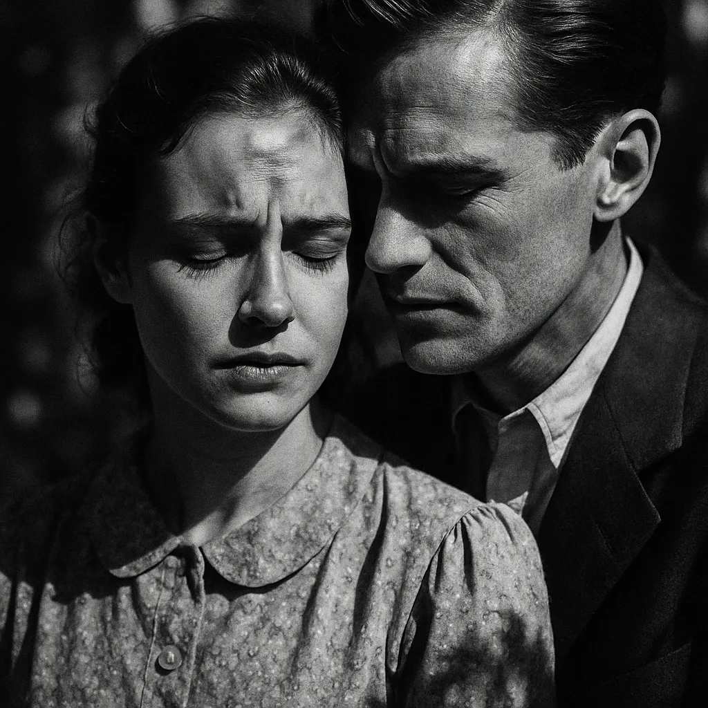 Everlasting Moment of Sentiment Was Captured in the Black-and-white Image