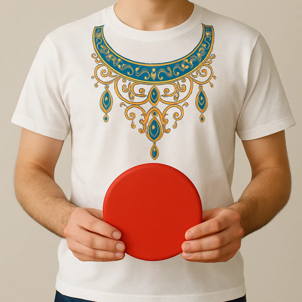 Individual Wearing a White T-shirt