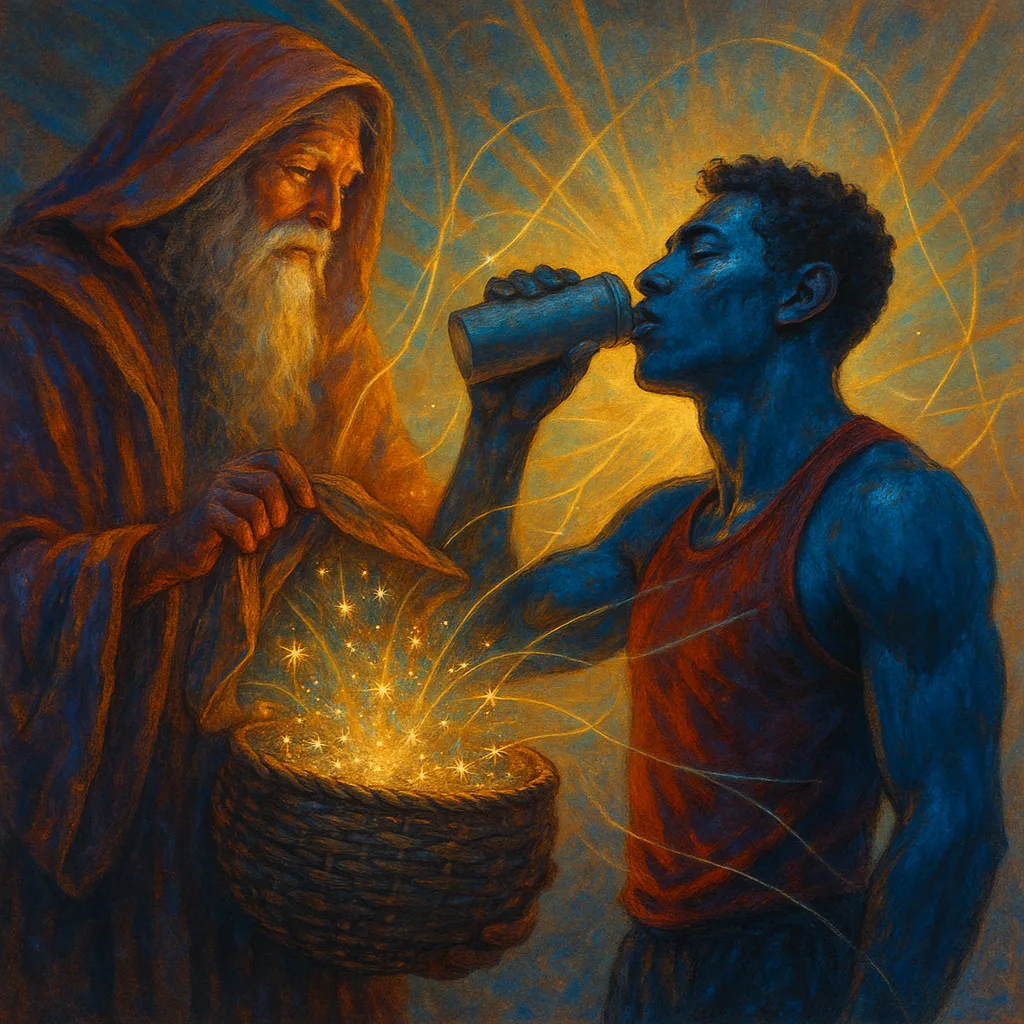 Celestial-robed Mythic Figure Reveals Wonders