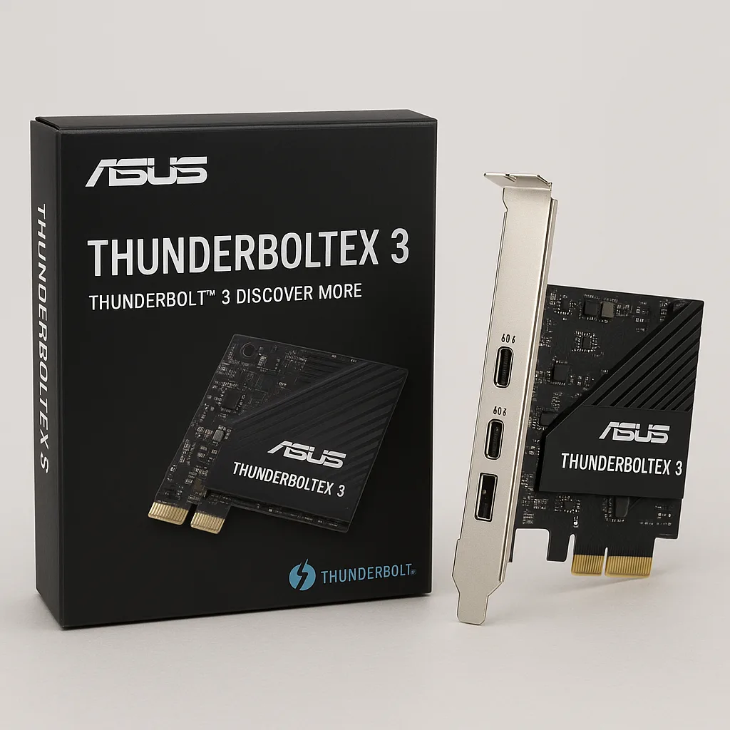 ASUS ThunderboltEX 3 Expansion Card Displayed Next