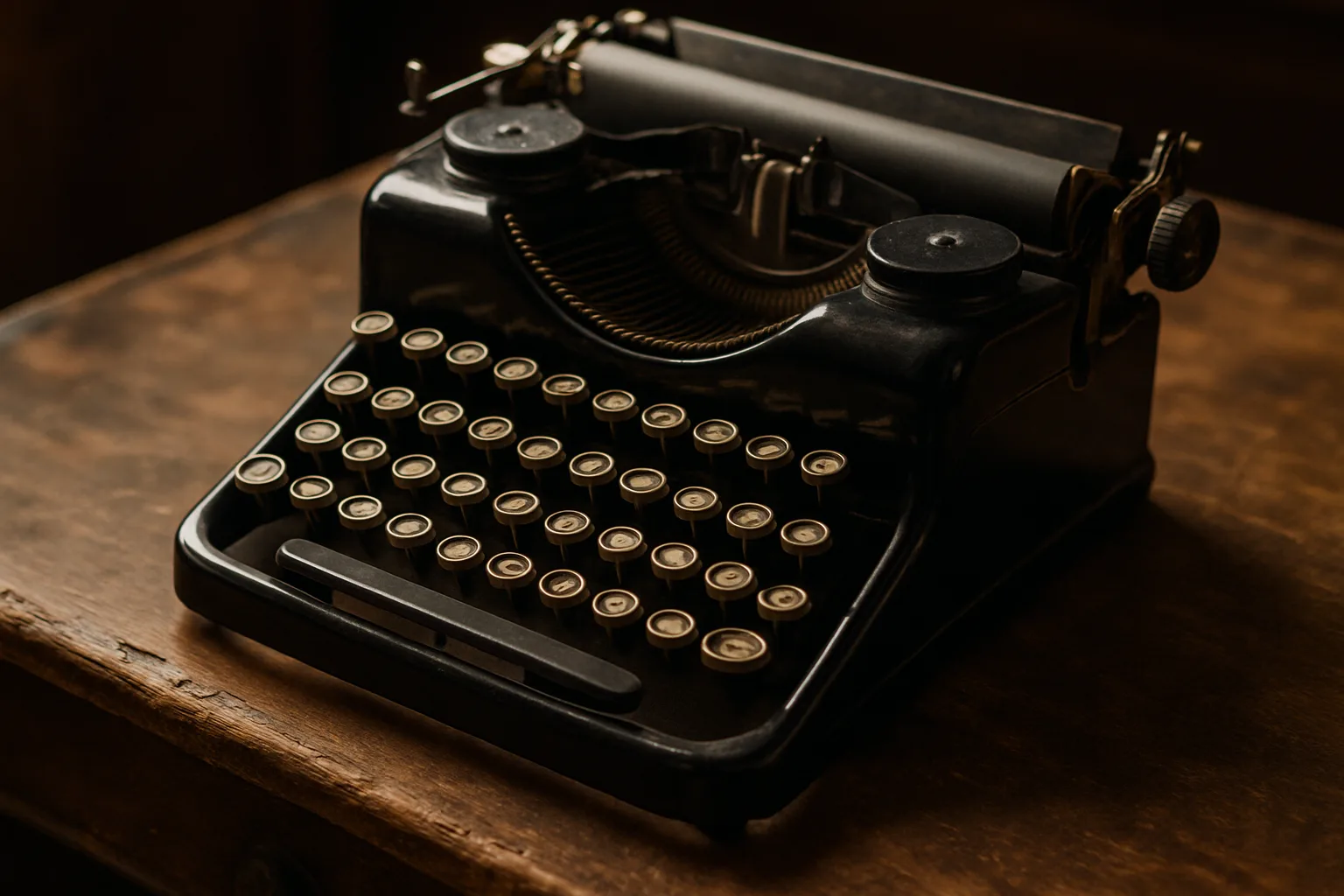 Classic Typewriter with Circular