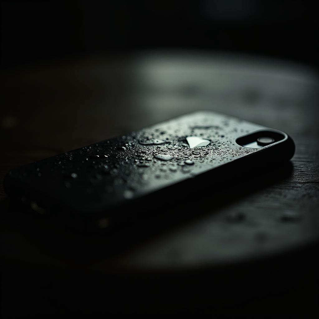 iPhone Case in Grainy Cinematic Chiaroscuro