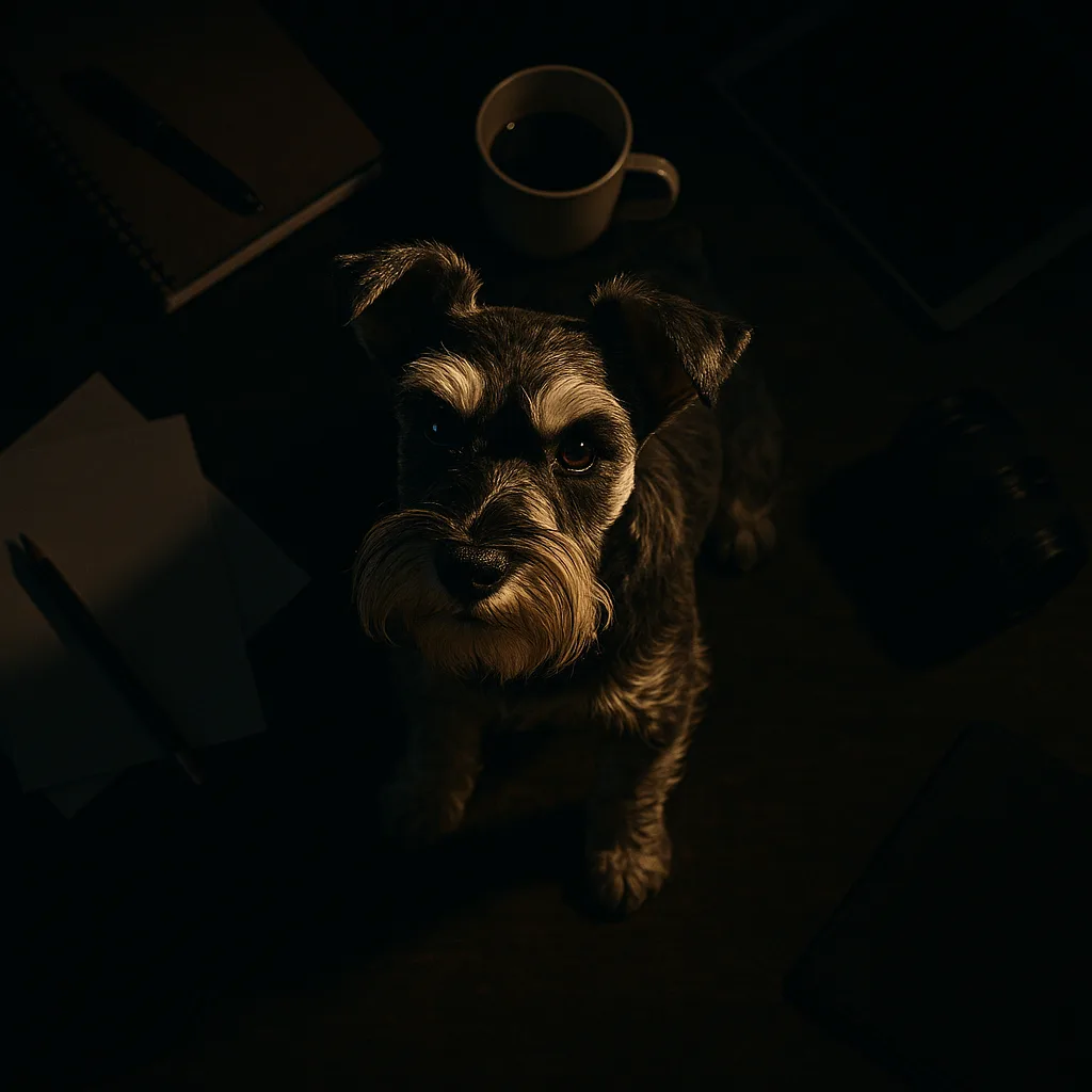 Single Miniature Schnauzer