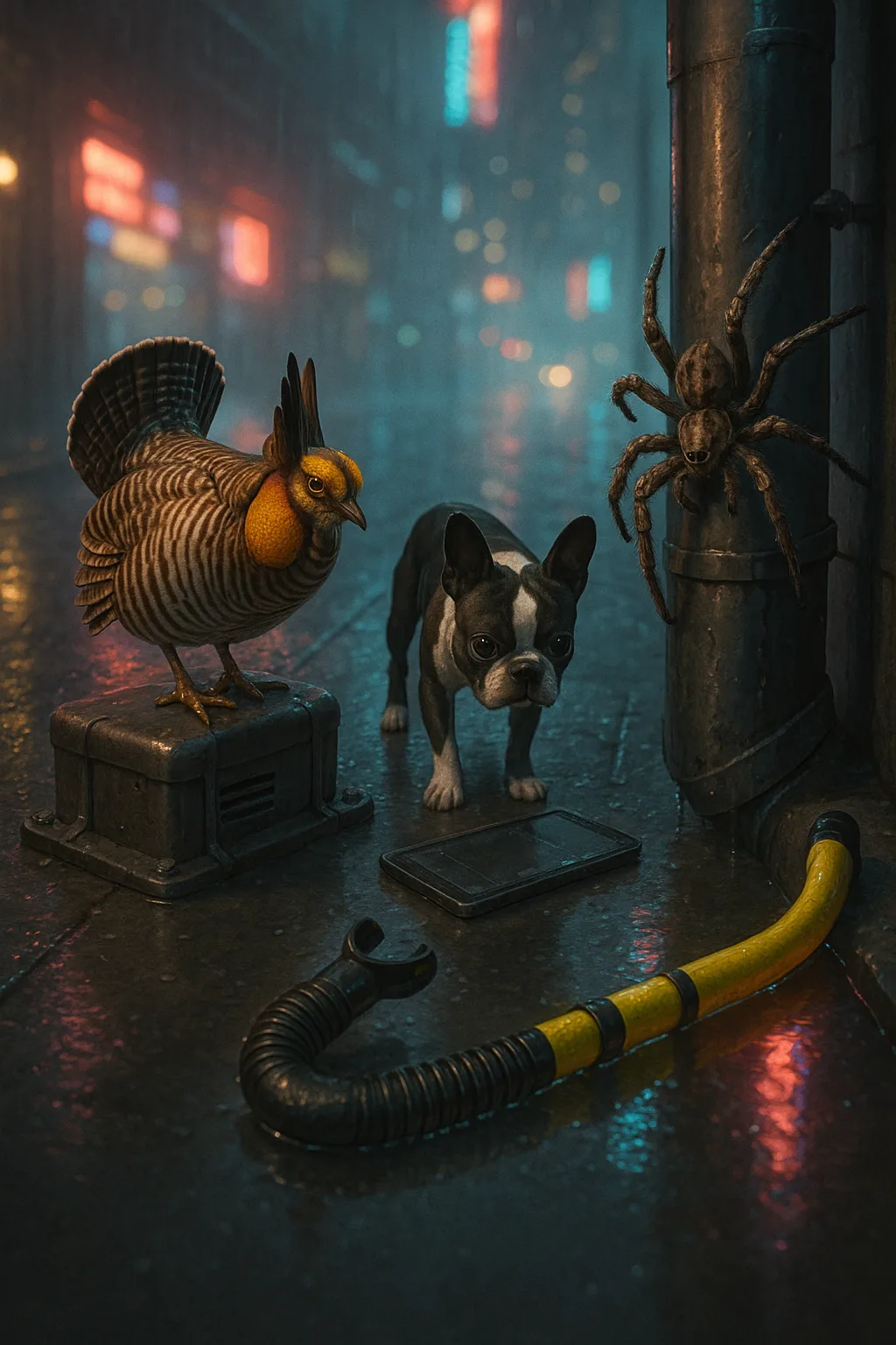 Futuristic Cyberpunk Streets