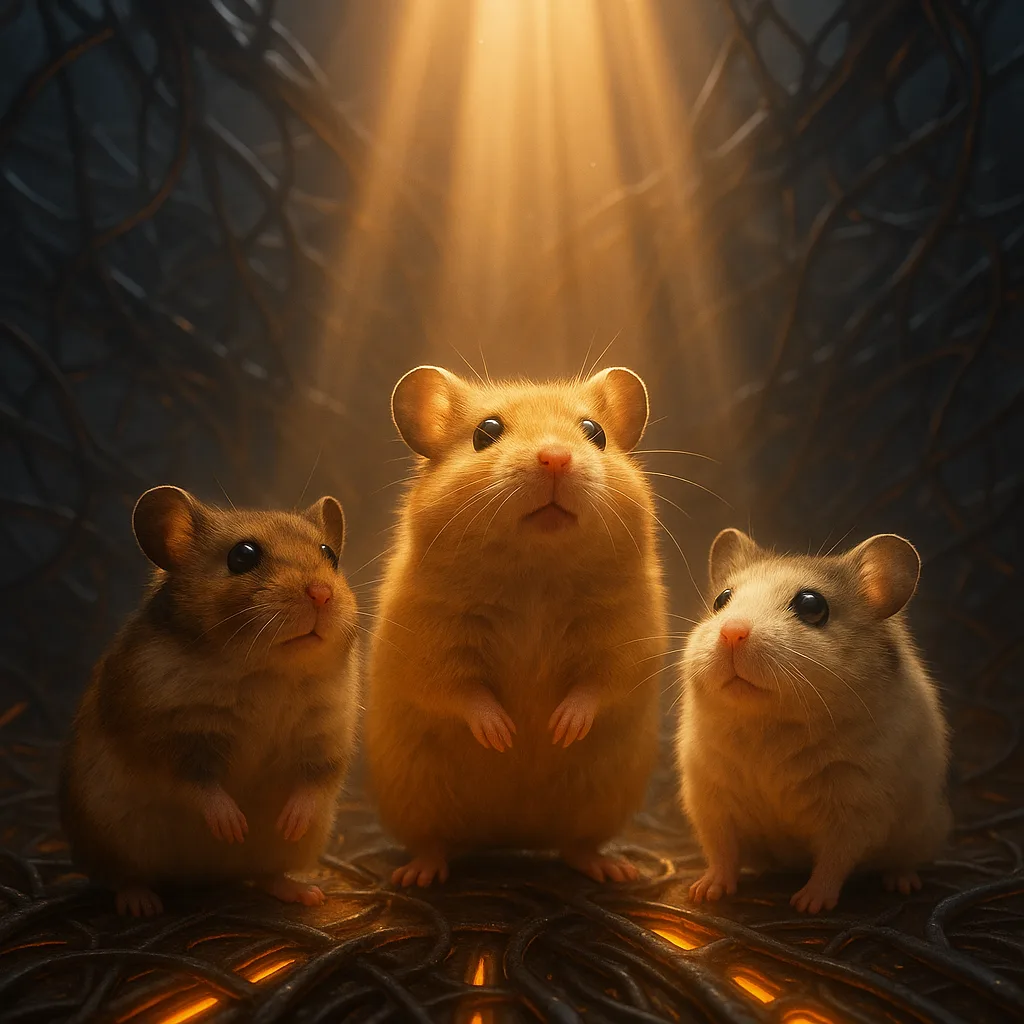 Three Diverse Hamsters